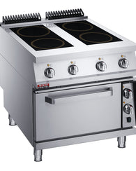 INFRARED COOKER WITH ELECTRIC OVEN
