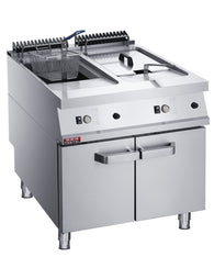 Gas Deep Fryer with Cabinet