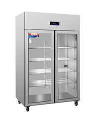 General Static Cooled Reach in Refrigeration Display Cabinet 2-Door