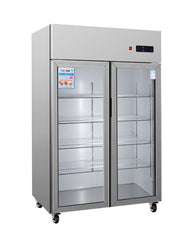 General Static Cooled Reach in Refrigeration Display Cabinet 2-Door