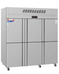 General Static Cooled Reach in Freezer Cabinet 6-Door