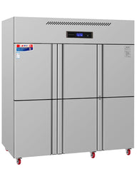 General Static Cooled Reach in Freezer Cabinet 6-Door