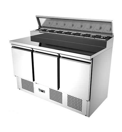 Mega Top Stainless Steel Salad Prep Refrigerator