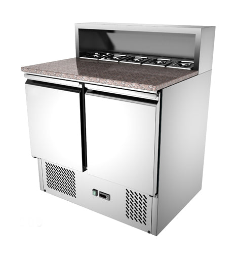 Marble Top Salad Prep Refrigerator
