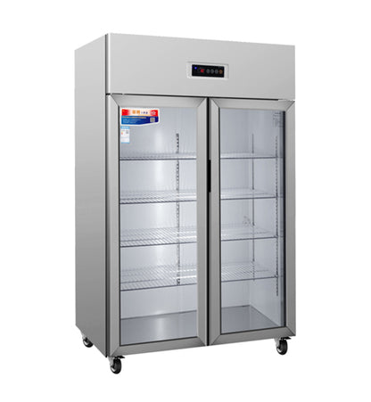 Static Cooled Reach in Refrigeration Display Cabinet