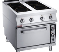 INFRARED COOKER WITH ELECTRIC OVEN