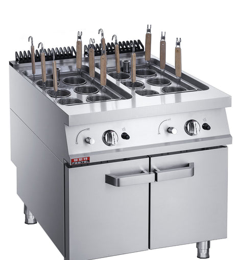 Gas Noodle Cooker with Cabinet