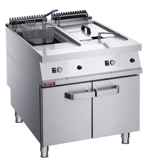 Gas Deep Fryer with Cabinet