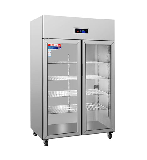 General Static Cooled Reach in Refrigeration Display Cabinet 2-Door