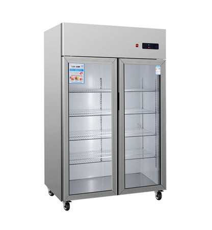 General Static Cooled Reach in Refrigeration Display Cabinet 2-Door