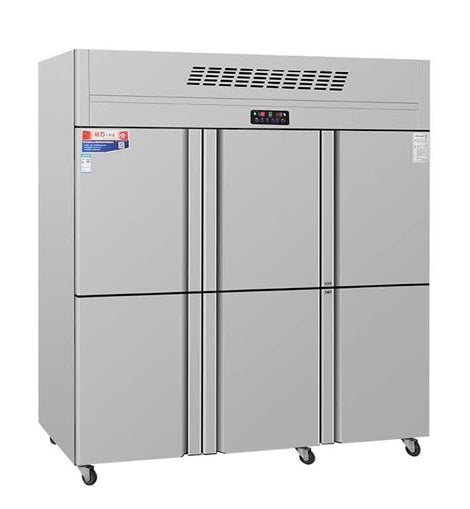 General Static Cooled Reach in Refrigeration Cabinet 6-Door